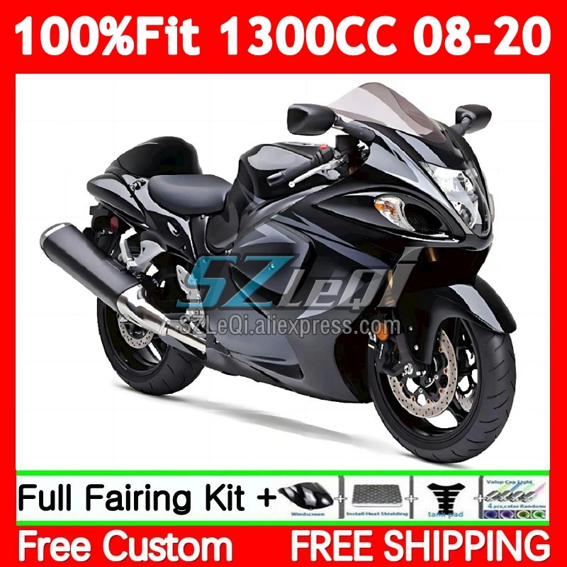 OEM Body For SUZUKI GSXR-1300 Hayabusa GSXR 1300 CC 88No.51 GSXR1300 08 09 Stock black 10 11 12 13 14 15 16 17 18 19 20 Fairing