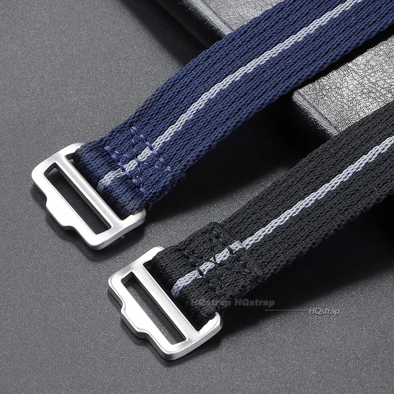 20mm 22mm Nylon Watchband Strap for Tudor Woven Canvas Fabric Band for Seiko Women Men Military Sport Wrist Band Bracelet