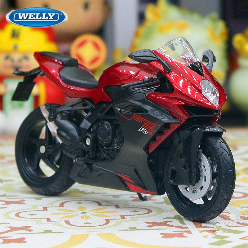 

New WELLY 1:18 MV Agusta F3 RR Alloy Motorcycle Model Diecast Metal Toy Street Racing Motorcycle Model Collection Childrens Gift