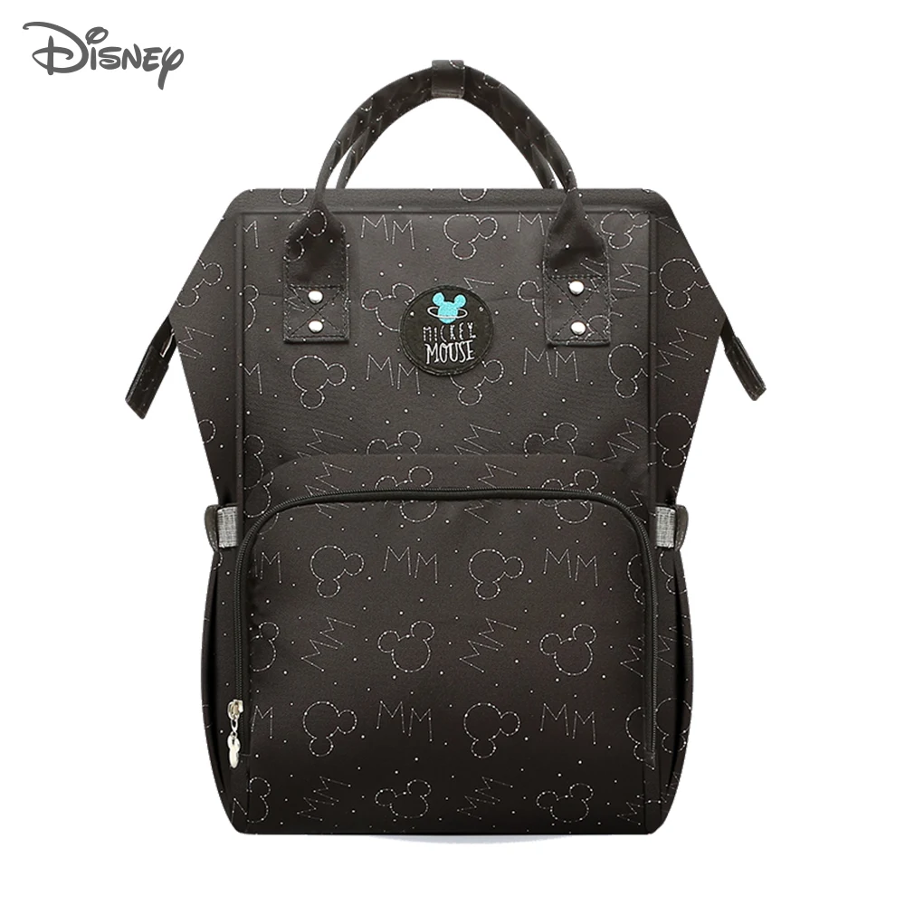 Disney Diaper Bag Mummy Backpack USB Bottle Heating Baby Bag Mommy Maternity Mother Nappy Stroller Backpack Wet Bag Mickey Mouse