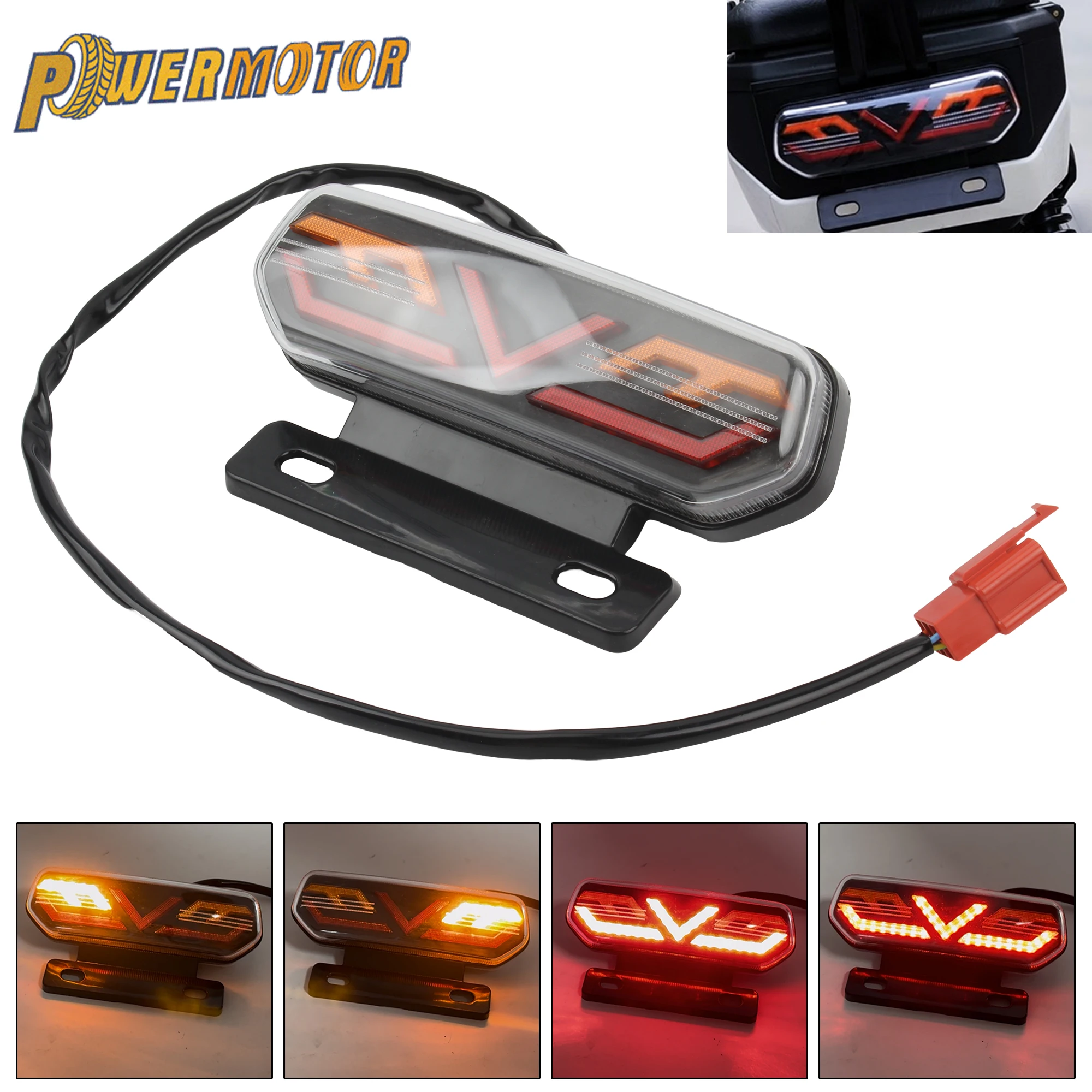 Motor Achter LED Remlicht ATV 12V Achterlicht Motor Stop Richtingaanwijzer Richtingaanwijzer Blinker Motocross Accessoires