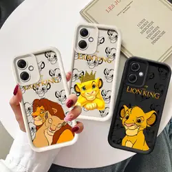 Custodia per telefono per Redmi Note 12 13 5G 10Pro custodie 11 10 12S 13pro 4G 11S 12ProPlus fundas 11Pro Cover Il Re Leone Simba Animaton