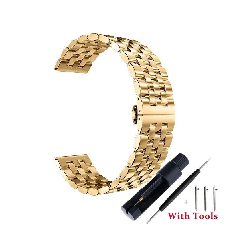 20 mm 22 mm Schnellverschluss-Uhrenarmband aus Edelstahl 304L für universelles wasserdichtes Metall-Uhrenarmband-Ersatzarmband – Detail 9