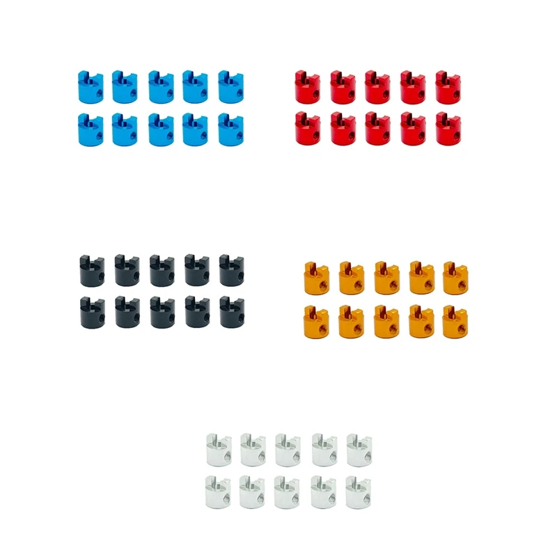 10Pcs 4Mm Modell Boot Metall Antrieb Hund Welle Krücke Zubehör Stecker Paddle Gabel Für Rc Boot Antriebswelle