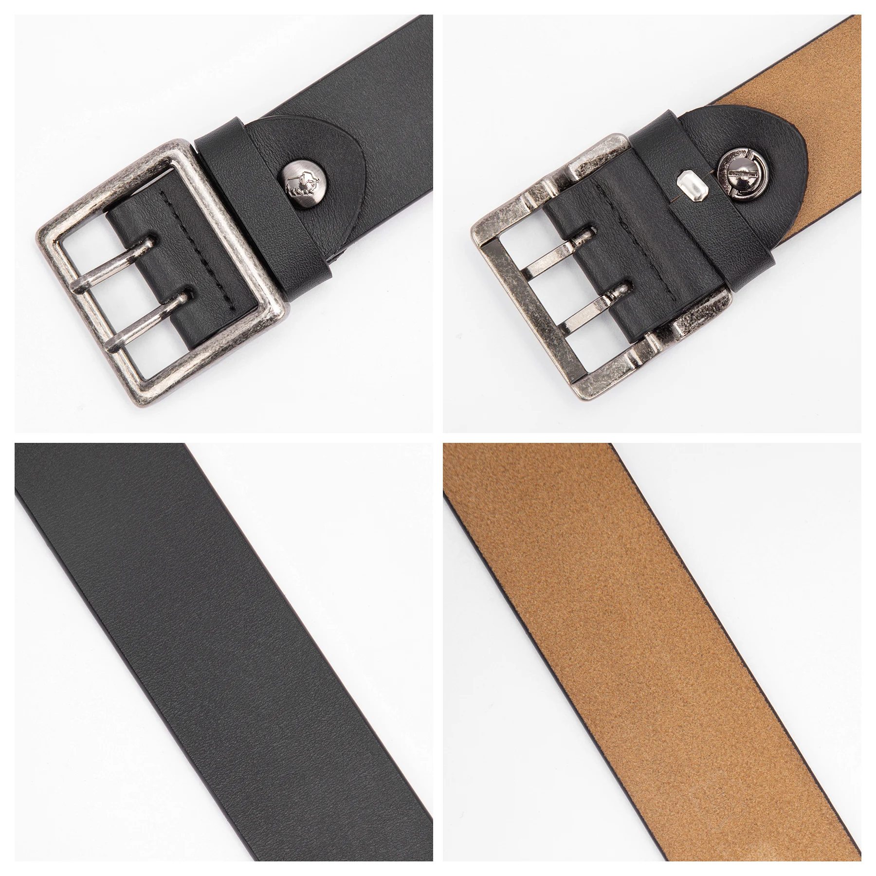 2023 New Genuine Leather Men Belt Vintage Pin Buckle Belts High Quality Belts For Men Fashion Casual Waistband Strap For Jeans