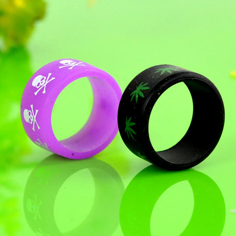 1/10/15PCS For RBA RDA Band Vape Mods Mechanical Silicone Tank Anti Slip Rings Vapor Colorful