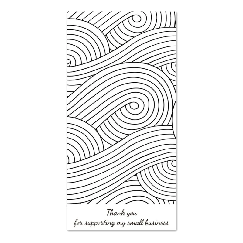 50 Pieces Thank You Stickers for Small Business Scrapbooking Stationery Sticker