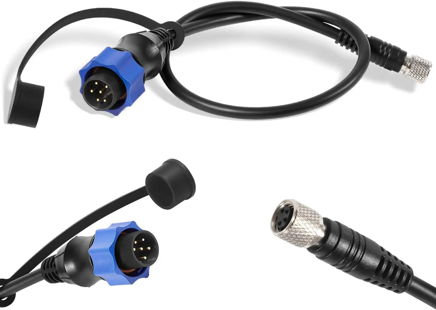 

MKR-US2-10 Universal Sonar 2 Adaptor Cable Fit for Lowrance Fish Finder US2 Sonar Transducer for Minn Kota Trolling Motor #29594