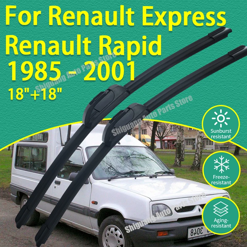 

Front Silicone Coating Wipers for Renault Express Rapid 1985 - 2001 Car Wiper Windshield Windscreen Blades Accessories 1986 1987