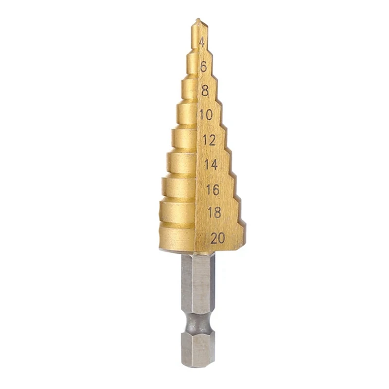 Mata bor alur lurus HSS 4-20mm, mata bor inti pemotong lubang logam kayu, mata bor Pagoda
