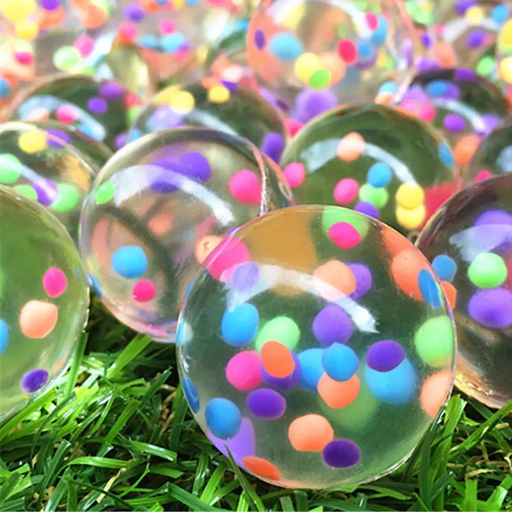Hüpfspielzeug, elastische Bälle, Spielzeugbälle, Flipper, schwimmender Ball, Geschenk, Gelee-Hüpfbälle, springende Bälle, Gummiball, hüpfende Bälle
