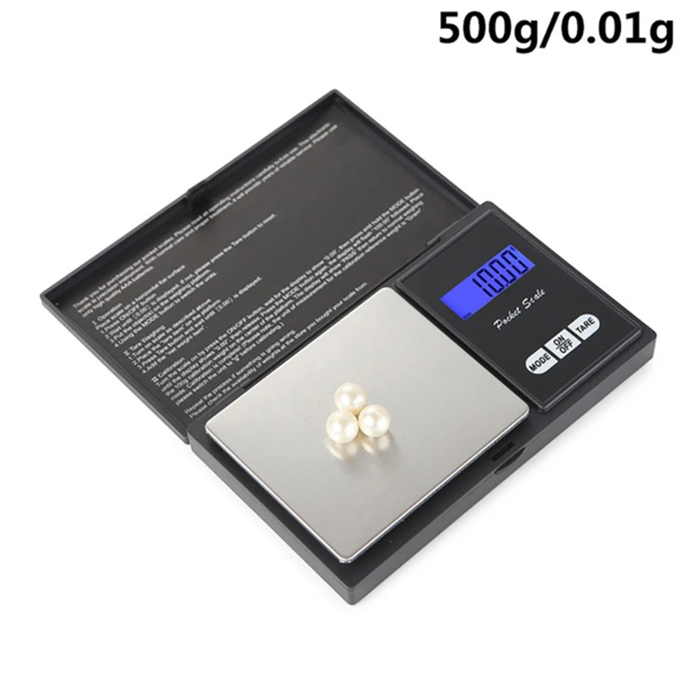 

Miniature Electronic Jewelry Scale 500G/0.01G High Precision Jewelry Scale Balance Electronic Digital Packet Scale
