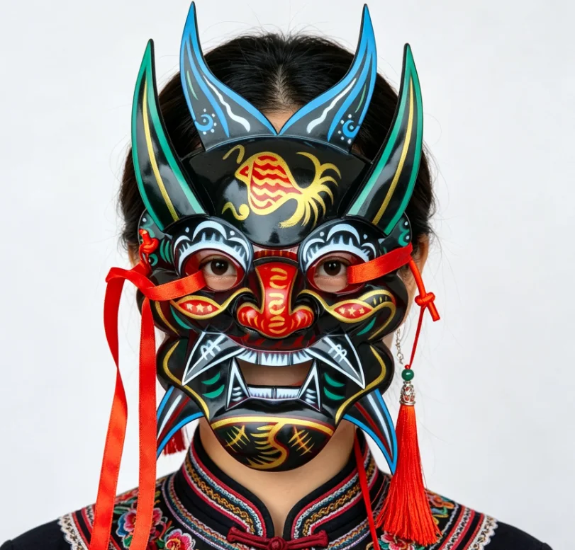 

Chinese Nuo Xi Mask Performance Cosplay ABS