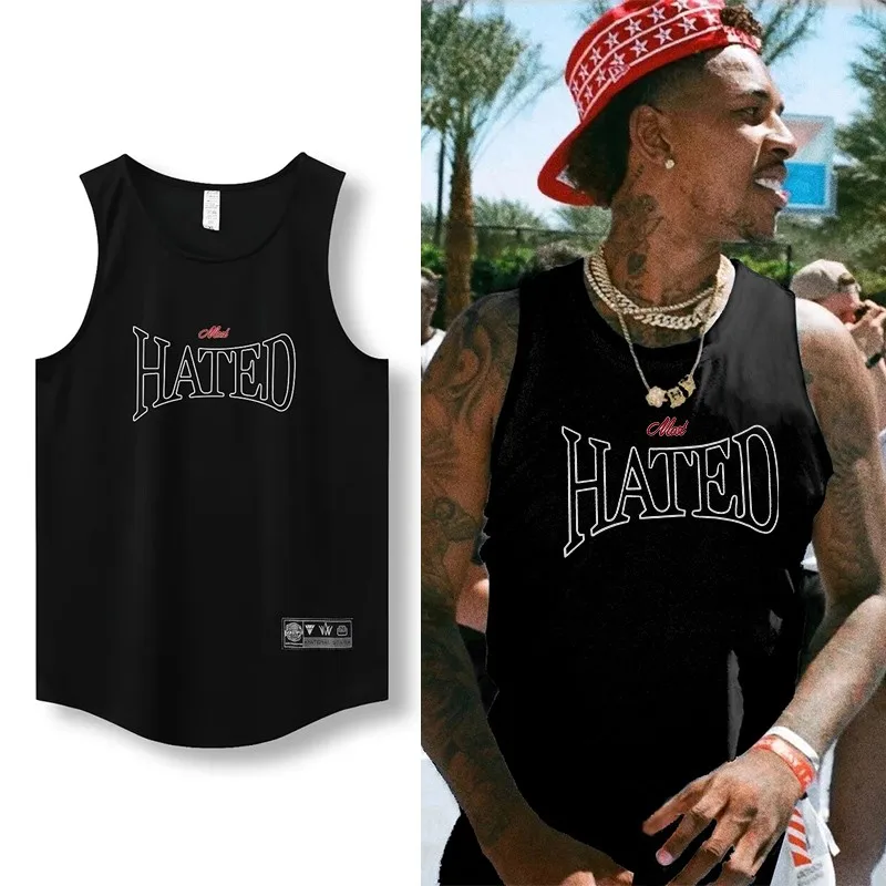 Basketball vest for students, loose sleeveless waistcoat, summer fitness, quick-drying Lakers training uniform jersey