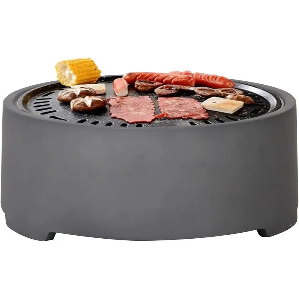 

15-Inch Portable Charcoal BBQ Smoker for Outdoor Parties, Patios, and Camping