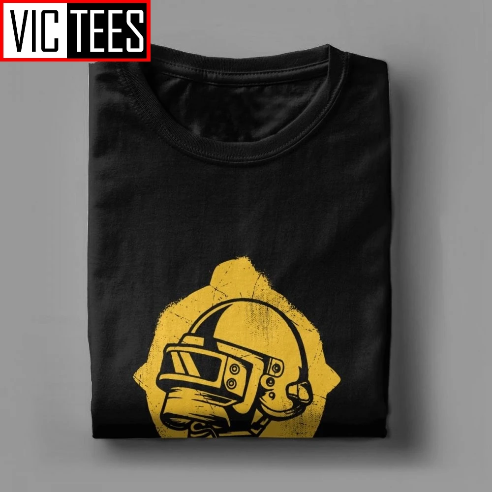 PUBG T Shirt Pan Helmet Winner Winner Chicken Dinner Adult Crewneck Short Sleeve Gift T-Shirt Tees Novelty 100% Cotton