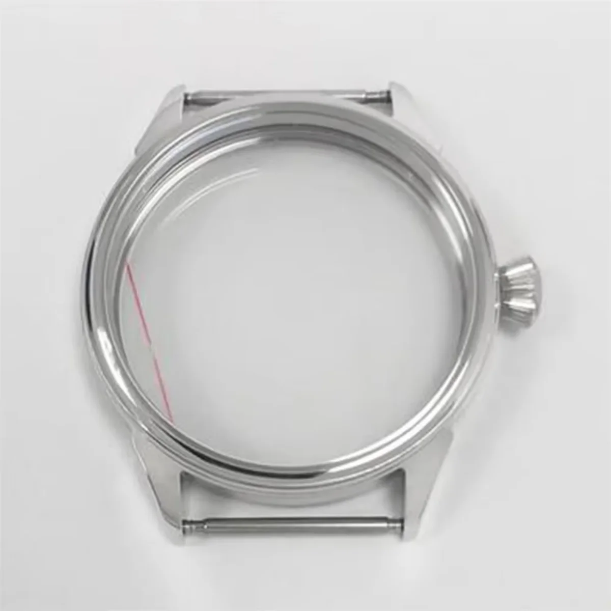 42MM Watch Case for ETA 6497 6498 ST3600 ST3620 Movement Modified Parts Stainless Steel Silver/Black/Rose Gold Watches Shell