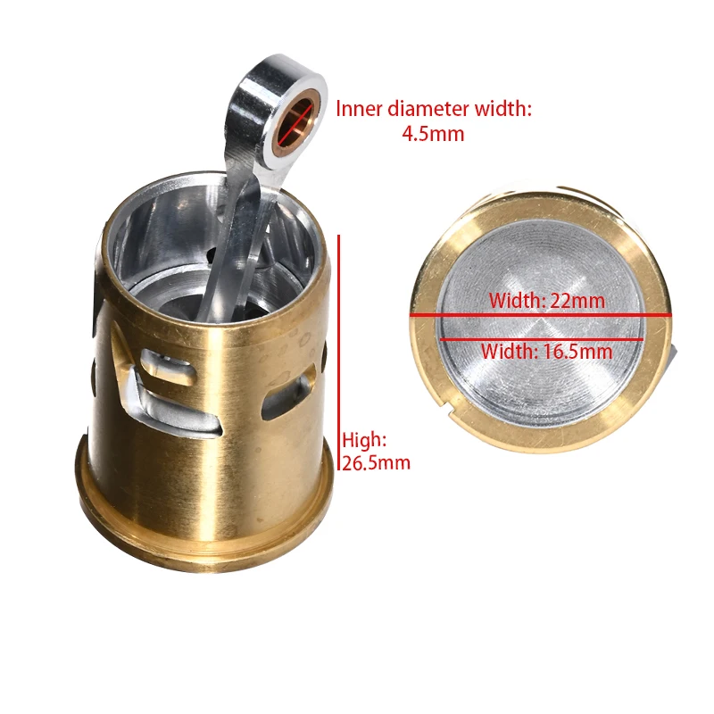 

FC 18 Nitro Engine Parts CP1804/5A-1 Cylinder/Piston/Connecting Rod Set Fit Taiwan FC 18 Engine Nitro RC Car Accessories