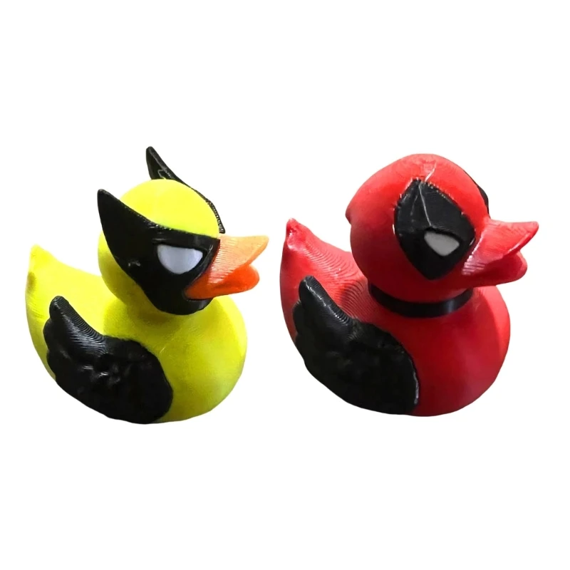 Quirky Unique Superheroes Duck Humorous Gift for Dashboard Prank Toy Party Gag Toy Superheroes Photo Props