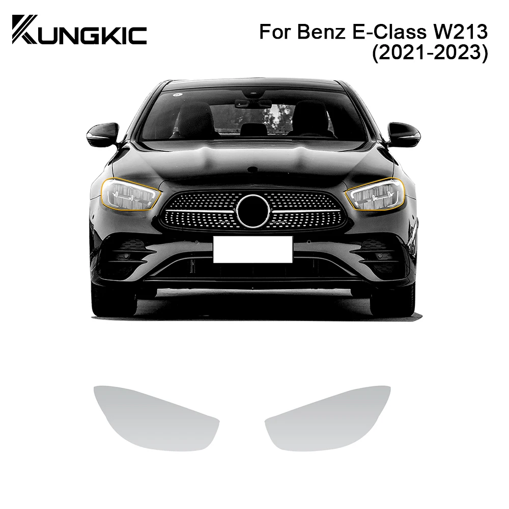 

Для Mercedes Benz E Class W213 2021 2022 2023, прозрачная защитная пленка из ТПУ для автомобильных фар, зеркала заднего вида, устойчивая к царапинам