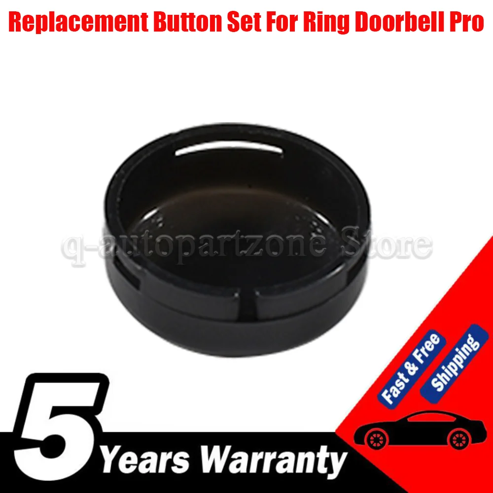 

For Ring Doorbell Pro Replacement Buttons Fix Damaged Broken Cracked Button Compatible With Ring Pro