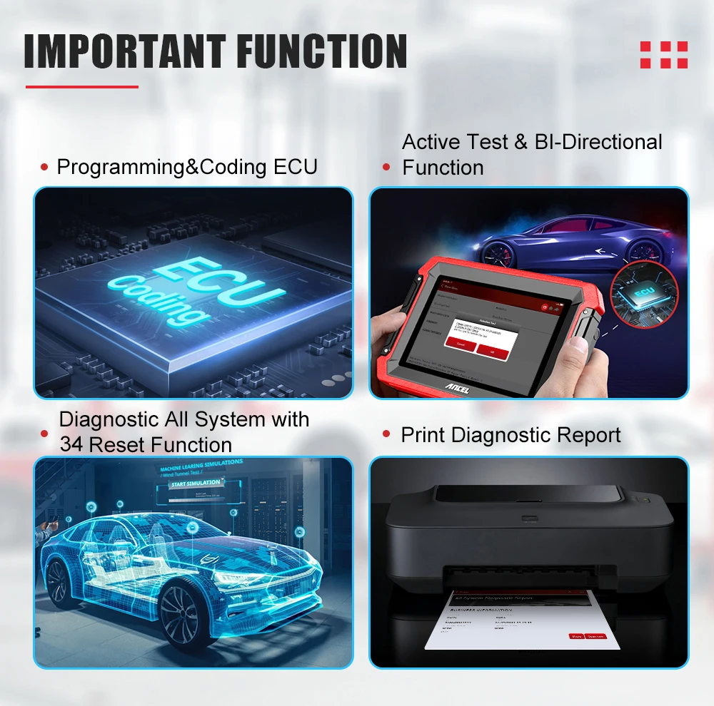 أدوات تشخيص أعطال السيارات OBD2 ، ترميز ECU احترافي ، زيت اختبار نشط ، إعادة ضبط ABS 34 + ، تعديل IMMO A/F ، ماسح OBD 2