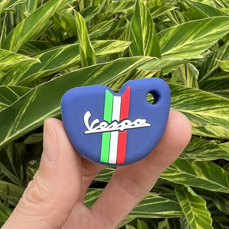 Silicone Key Case Cover For Vespa Enrico Piaggio GTS300 LX150 Fly 125 3vte Gts 200 Motorcycle Keys Holder Shell Fob Accessories