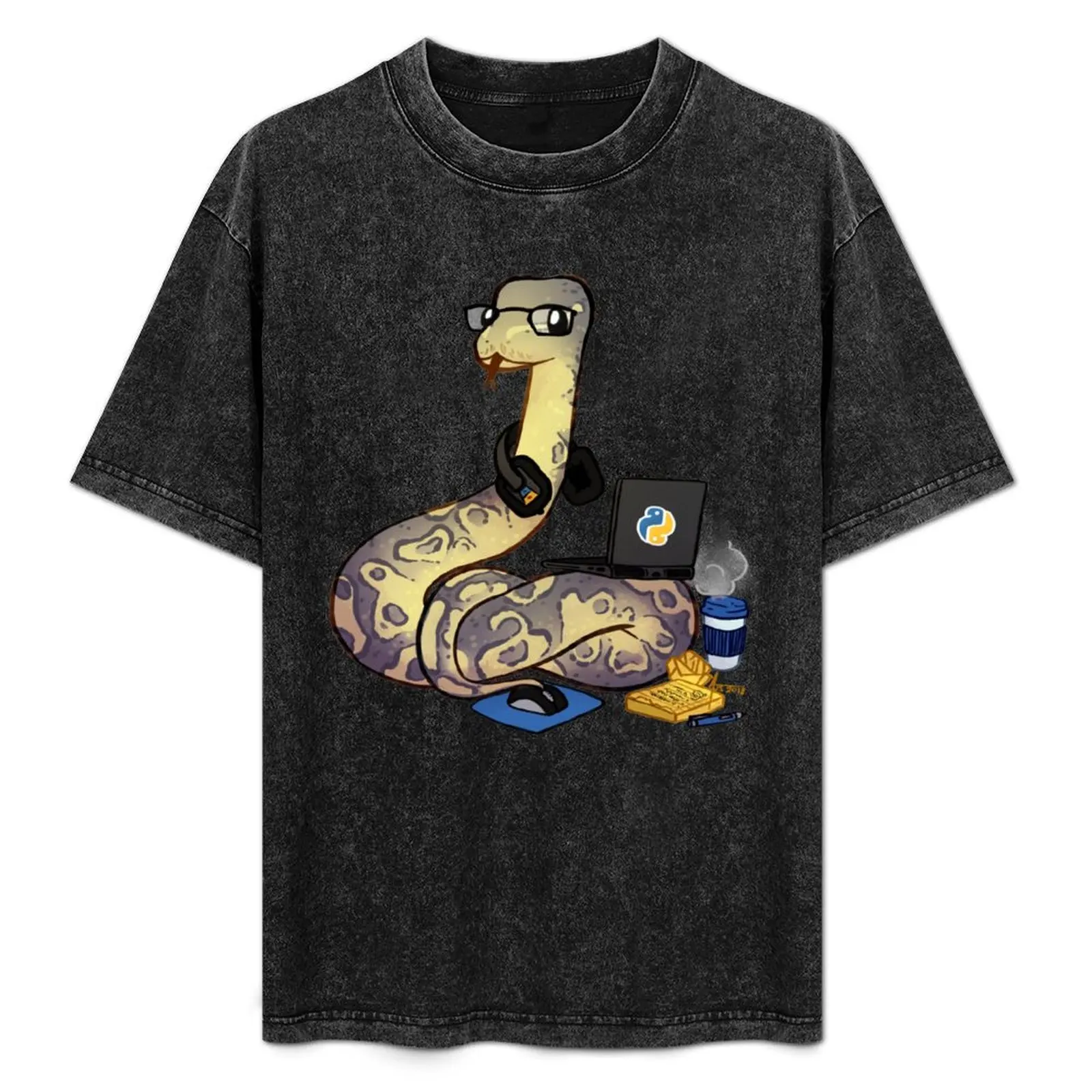 Python Python T-Shirt cotton tshirt 100% cotton t shirt pack essential t shirt man t shirts high quality luxury brand T-Shirt