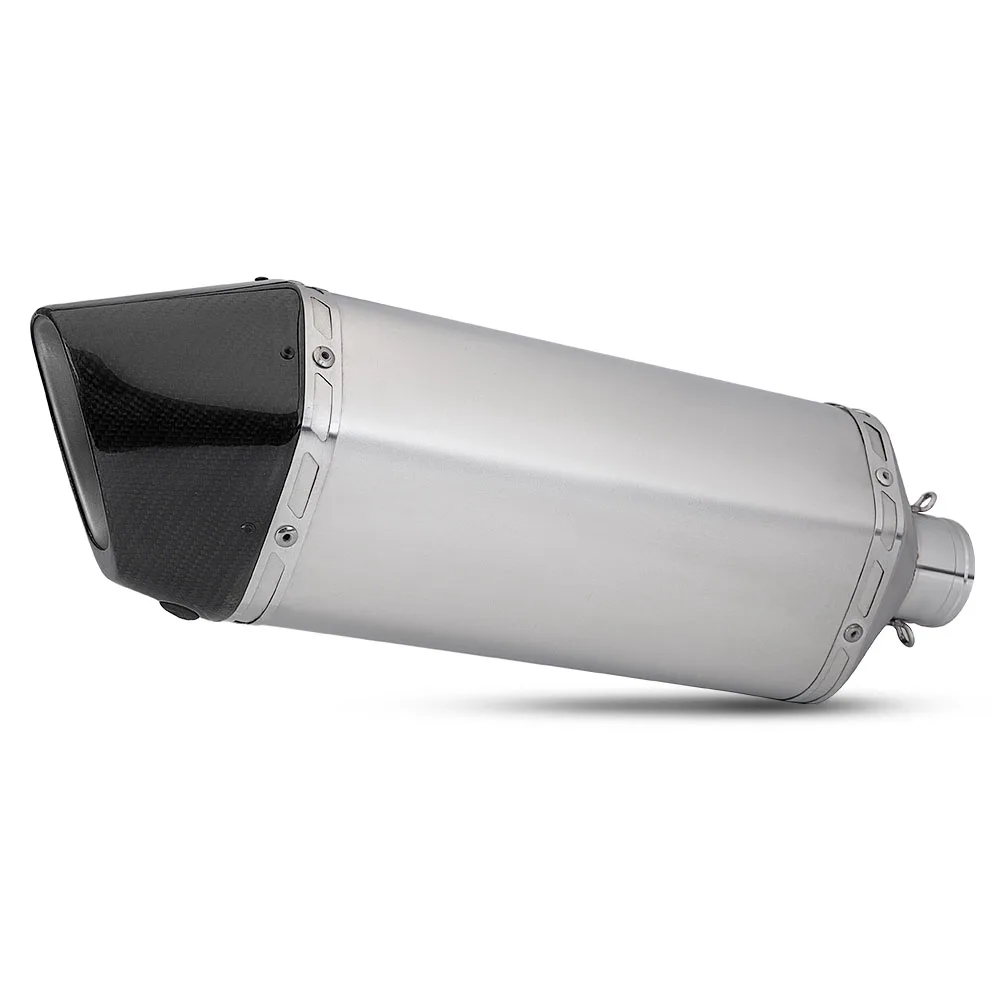 

STLF Universal 51MM Motorcycle Exhaust Muffler Pipe Escape Moto for TMAX560 TMAX530 S1000RR Z800 R1 Cb650f Cb1000r TS