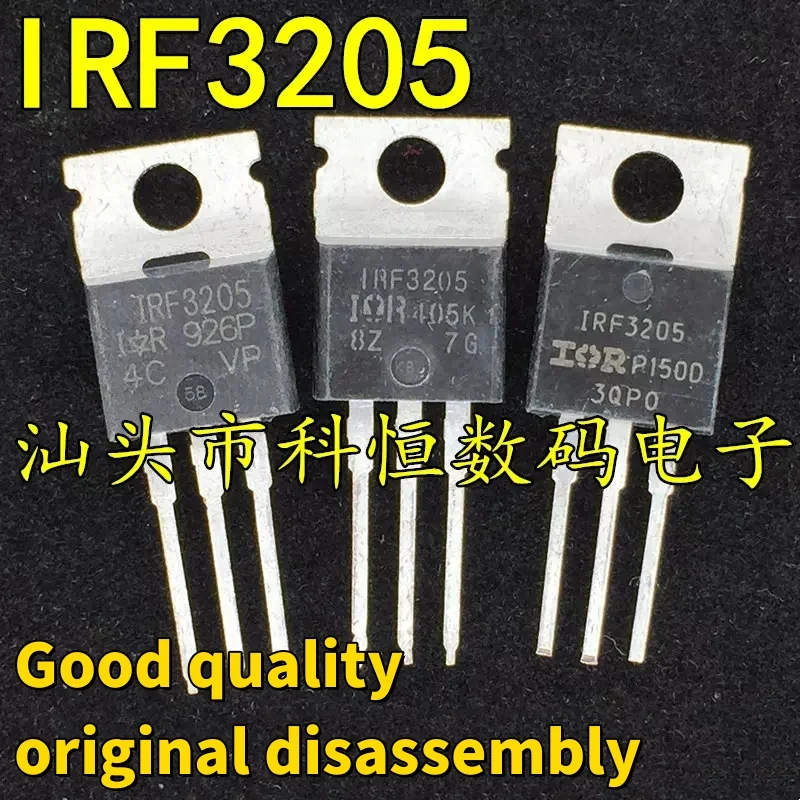 

10-20-50pcs Genuine Used Original disassembly IRF3205 F3205 110A55V MOS TO-220