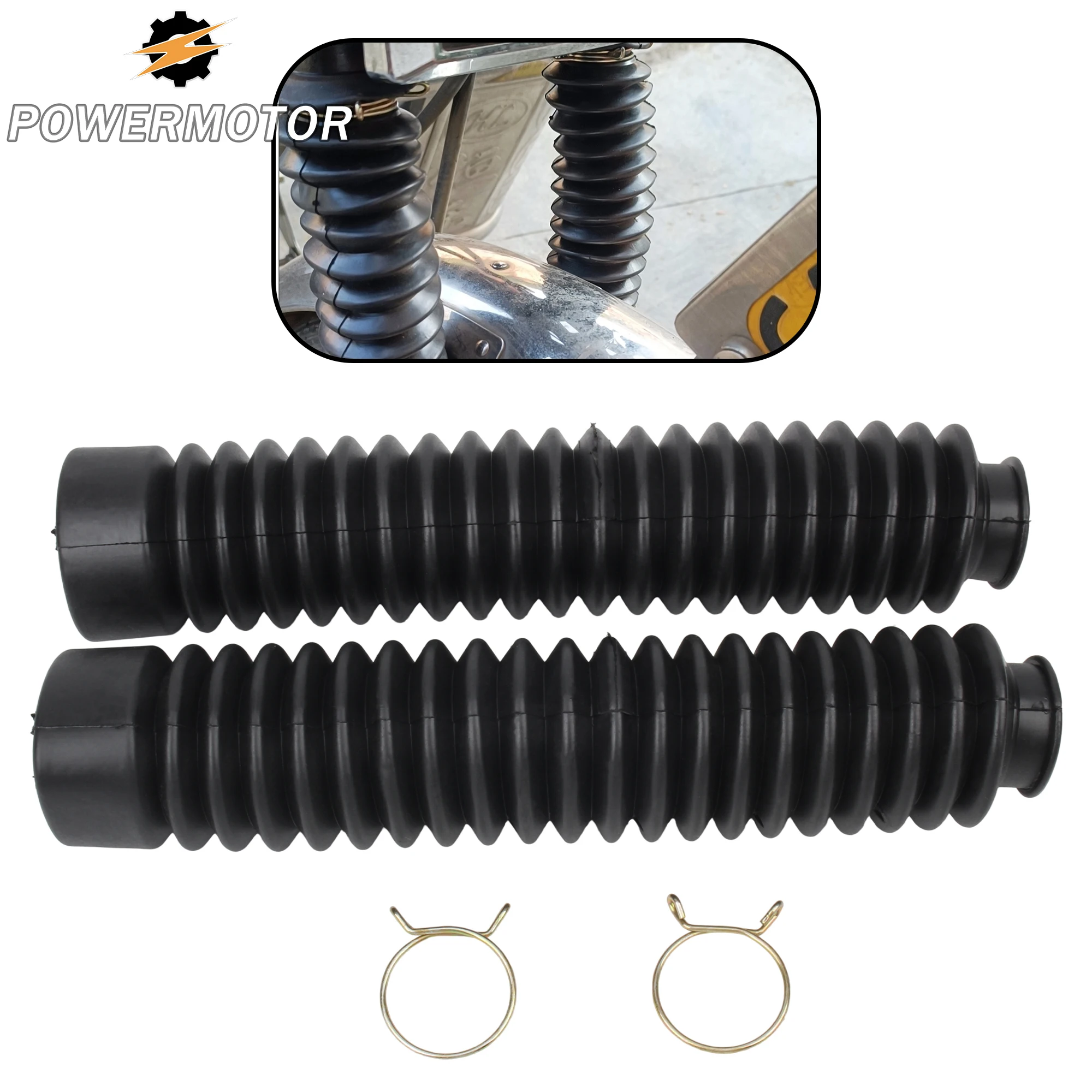 

Enduro Motorcycle Front Fork Dust Boots Rubber Jacket Cover Modified for BETA KAYO BSE Honda Harley Yamaha Universal Accessories