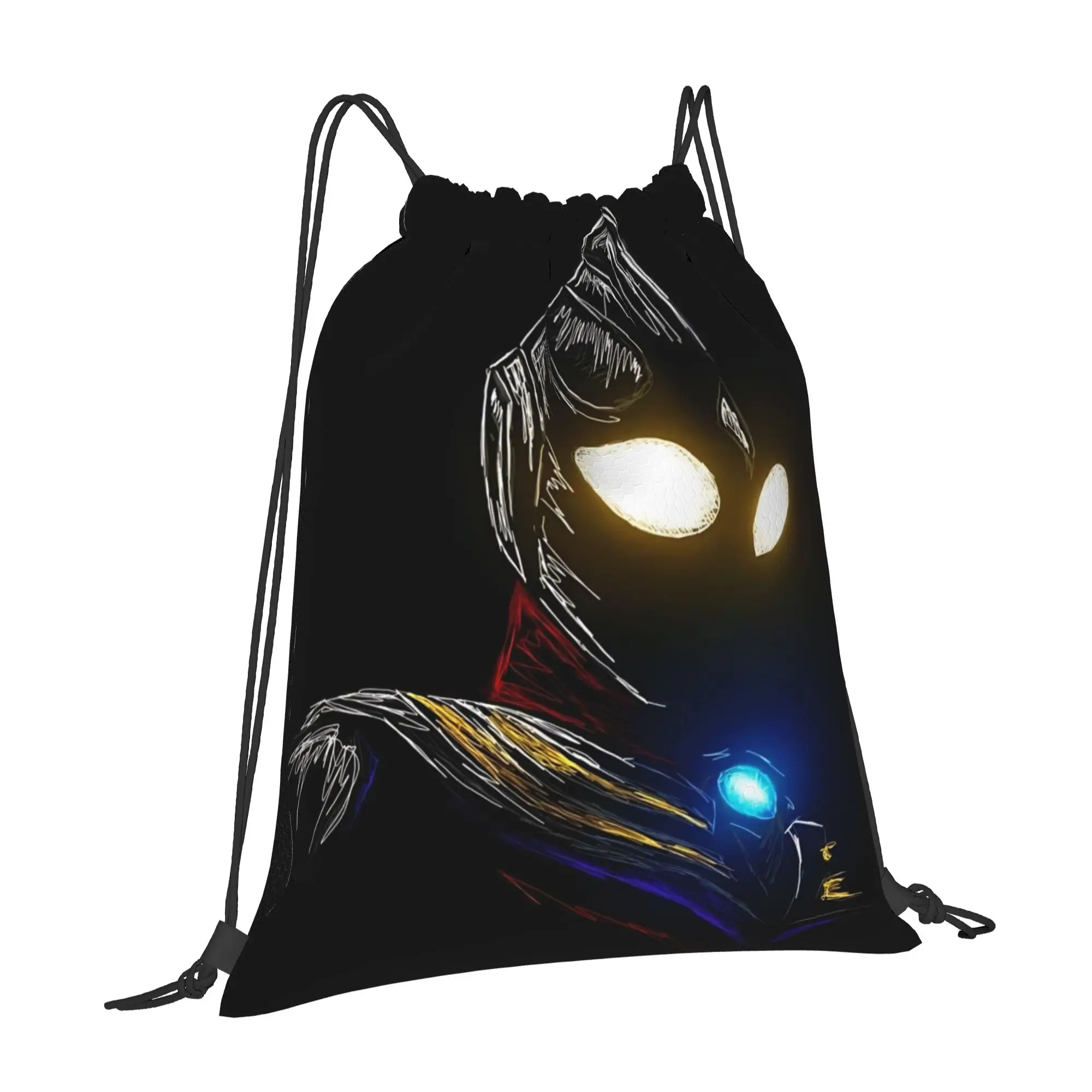 bag Pouch Ultraman  Drawstring Bags Gym Pouch Print Backpack Boy Girls School Shoe Bag