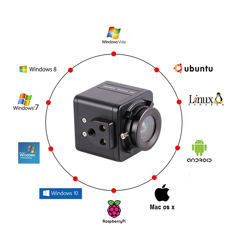 Free driver IMX179 HD 8MP USB Camera Webcam Manual Focus 4K Camera Module for Industrial Machine Vision