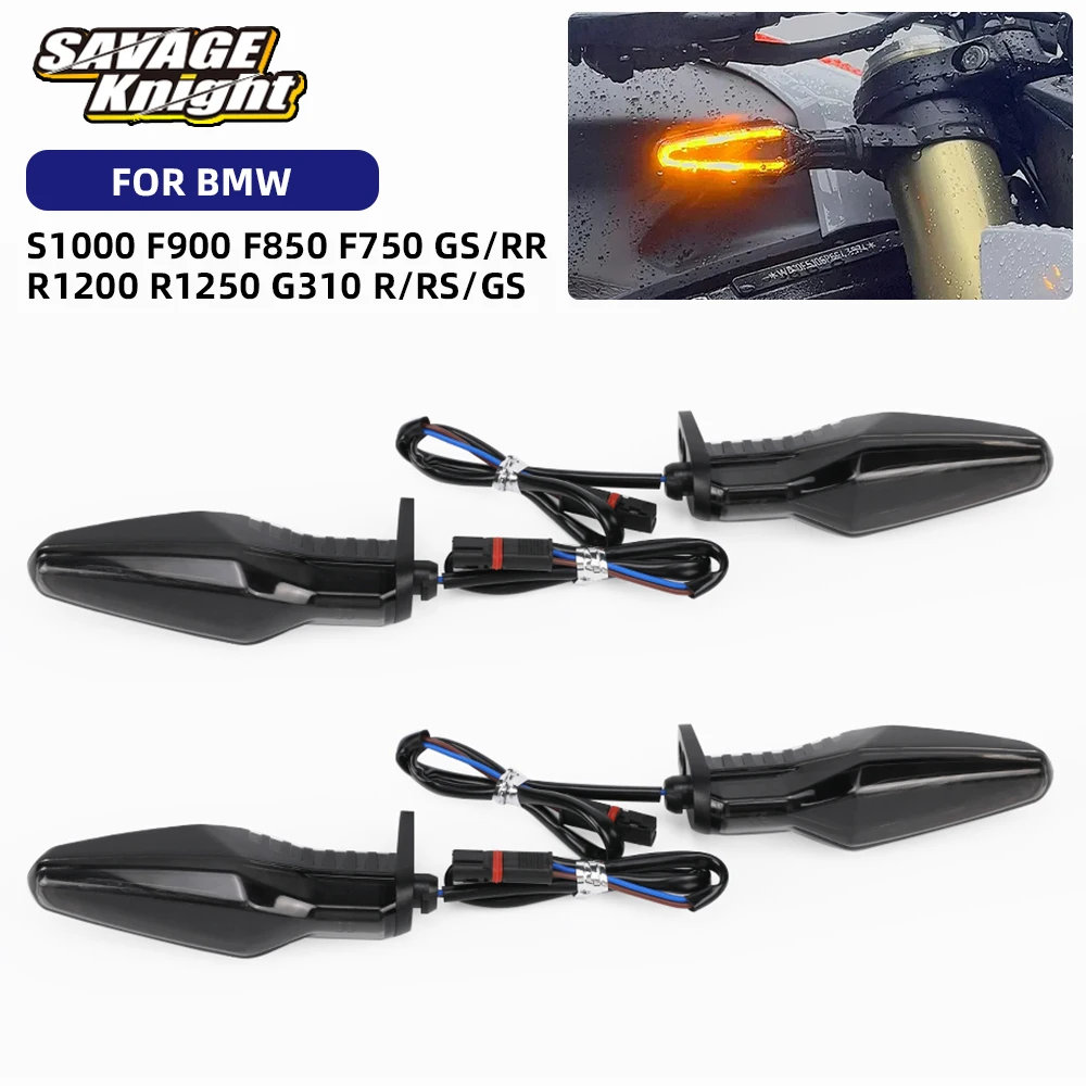 For BMW F750GS F850GS F900R F900XR S1000XR S1000RR S1000R LED Turn Signal Light Front Rear Flasher Motorcycle Indicator Lamp