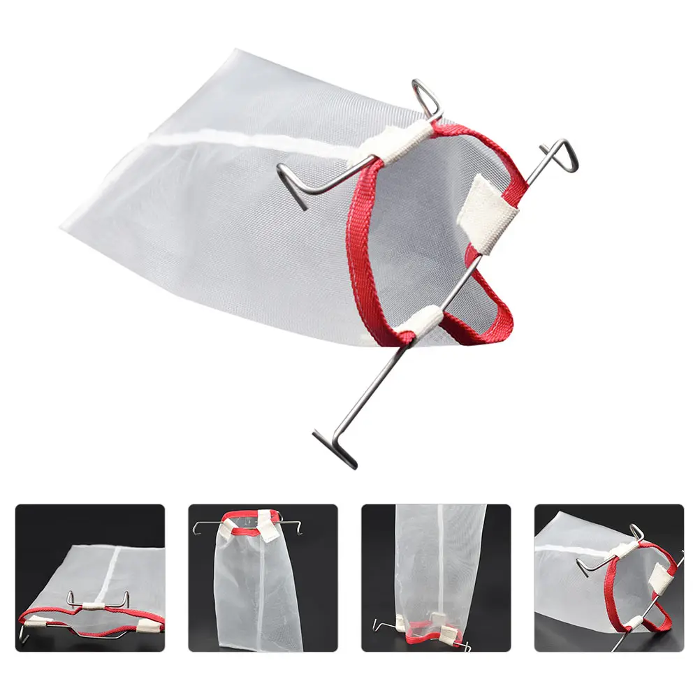 

Honey Filter Net Square Beekeeping Tool Reusable White Equipment s High Grade Nylon Filtration Strainer Bag Hook Kitchen