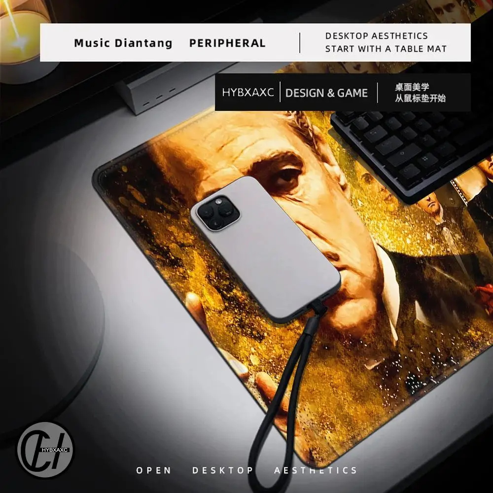 The Godfather Movie Mouse Pad Non-slip Desk Mat PC Laptop Accessories Rubber Office Keyboard Large Gamer Decoracion HYBXAXC