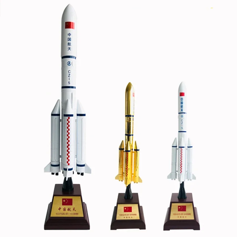 

1/300 1/150 Scale Launch Vehicle Long March 5 CZ-5 Rocket Model Toys Children Kids Gift for Collection Decorations