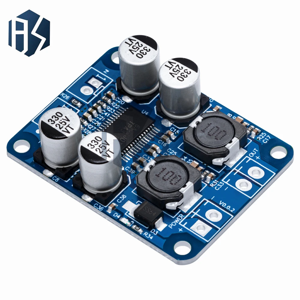 32PIN CHIP orignal  DC 12V-24V TPA3118  60W Mono Digital Audio Power Amplifier Board Amp Module 32P chip original chip