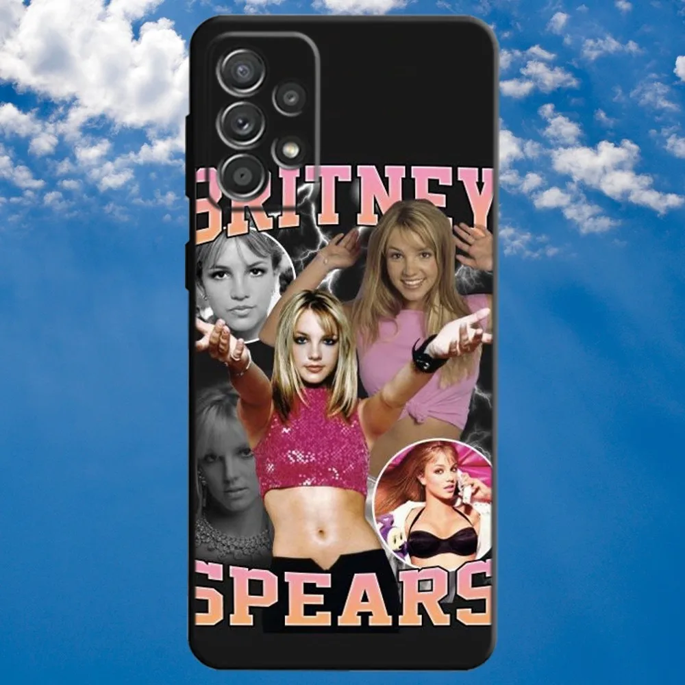 Britney Spears Singer Phone Case For Samsung S21,S22 Ultra,S20,S30 plus,S22 plus,S23,S30 ultra 5G Soft Black Cover