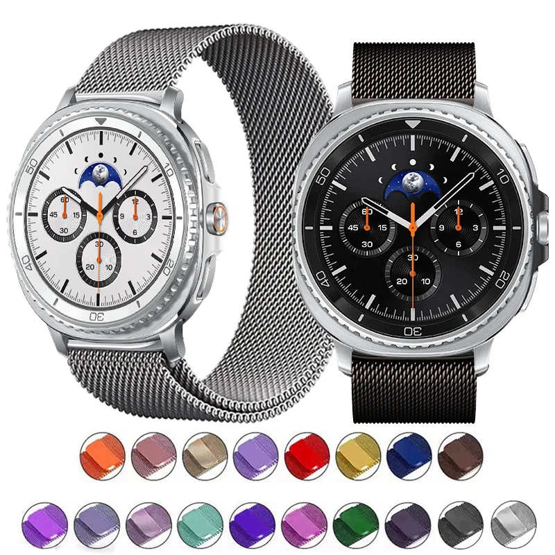 

Milanese Band Watchband For Samsung Galaxy Watch 8 Strap SmartWatch Sport Bracelet Samsung Galaxy Watch 8 Classic Accessories