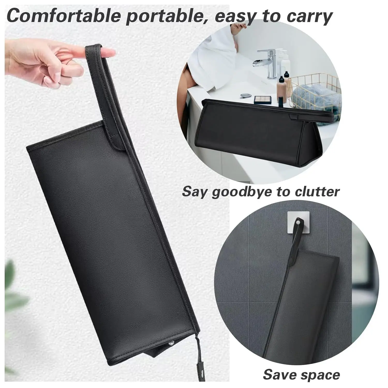 2PCS Travel Bag Dyson Airwrap Case Waterproof Airwrap Styler Shark Flexstyle Portable Carrying Supersonic Hair Dryer Organizer view 4