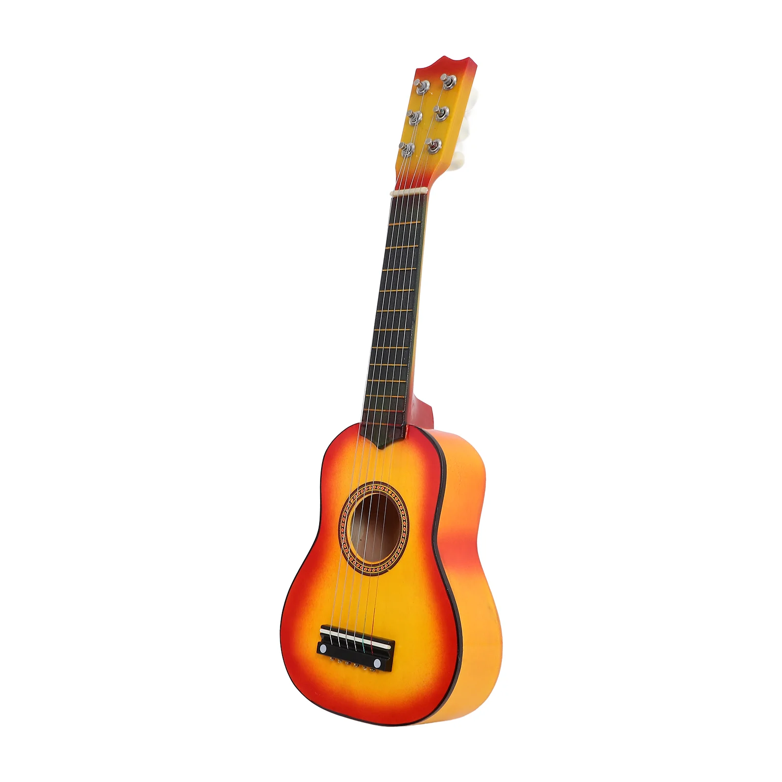 Guitar Children's Toy Kids Simulation Wooden Musical Plaything Instrument For Beginner Preschool