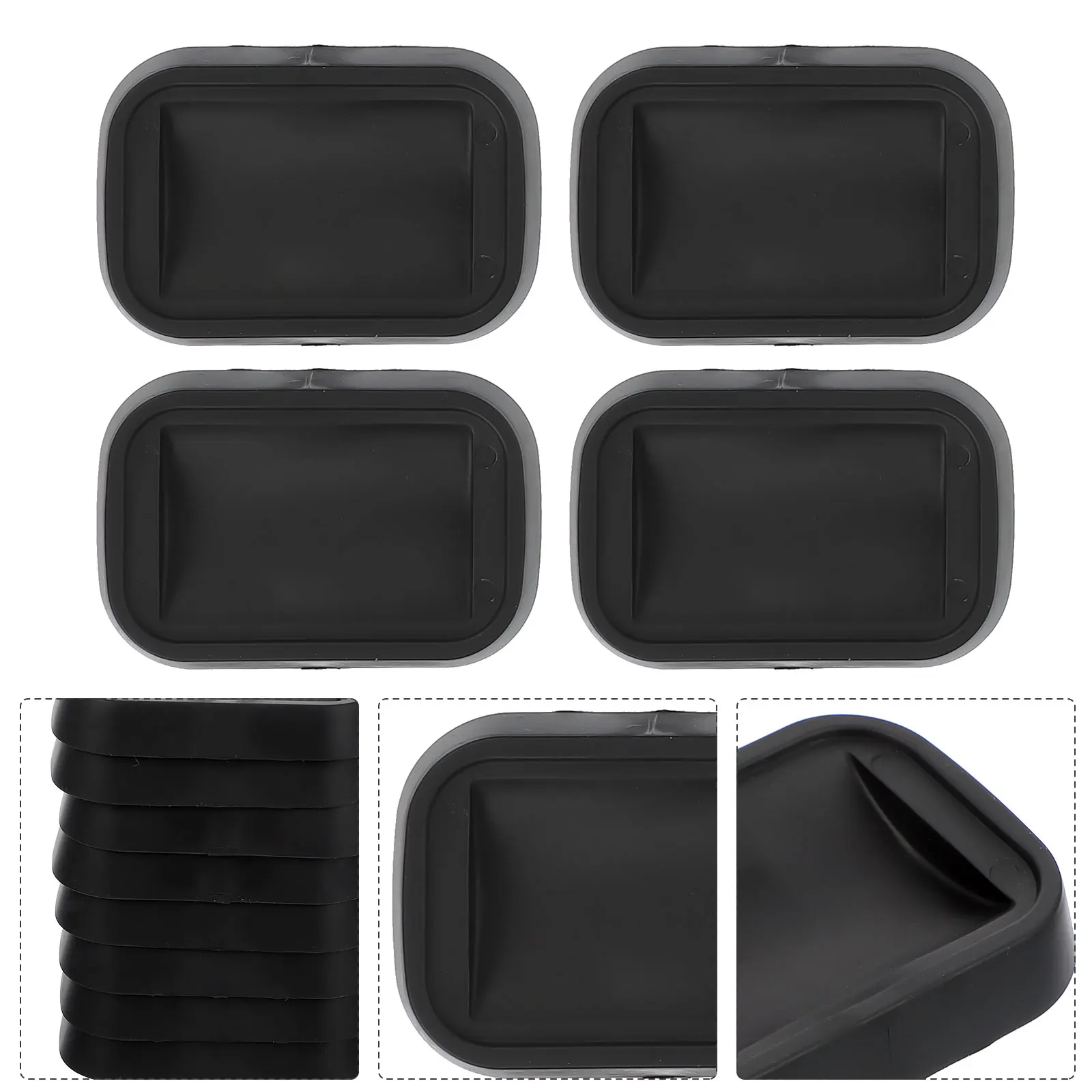 

8Pcs Home Furniture Wheel Fixing Pads Non-Slip Rubber Cushions Anti-Slip Sofa Leg Protectors Noise Reducing