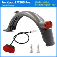 Rear Mudguard for Xiaomi 3 M365 Pro PRO 2 1S Electric Scooter Skateboard Tire Splash Mud Guard Bracket Set Back Taillight Fender