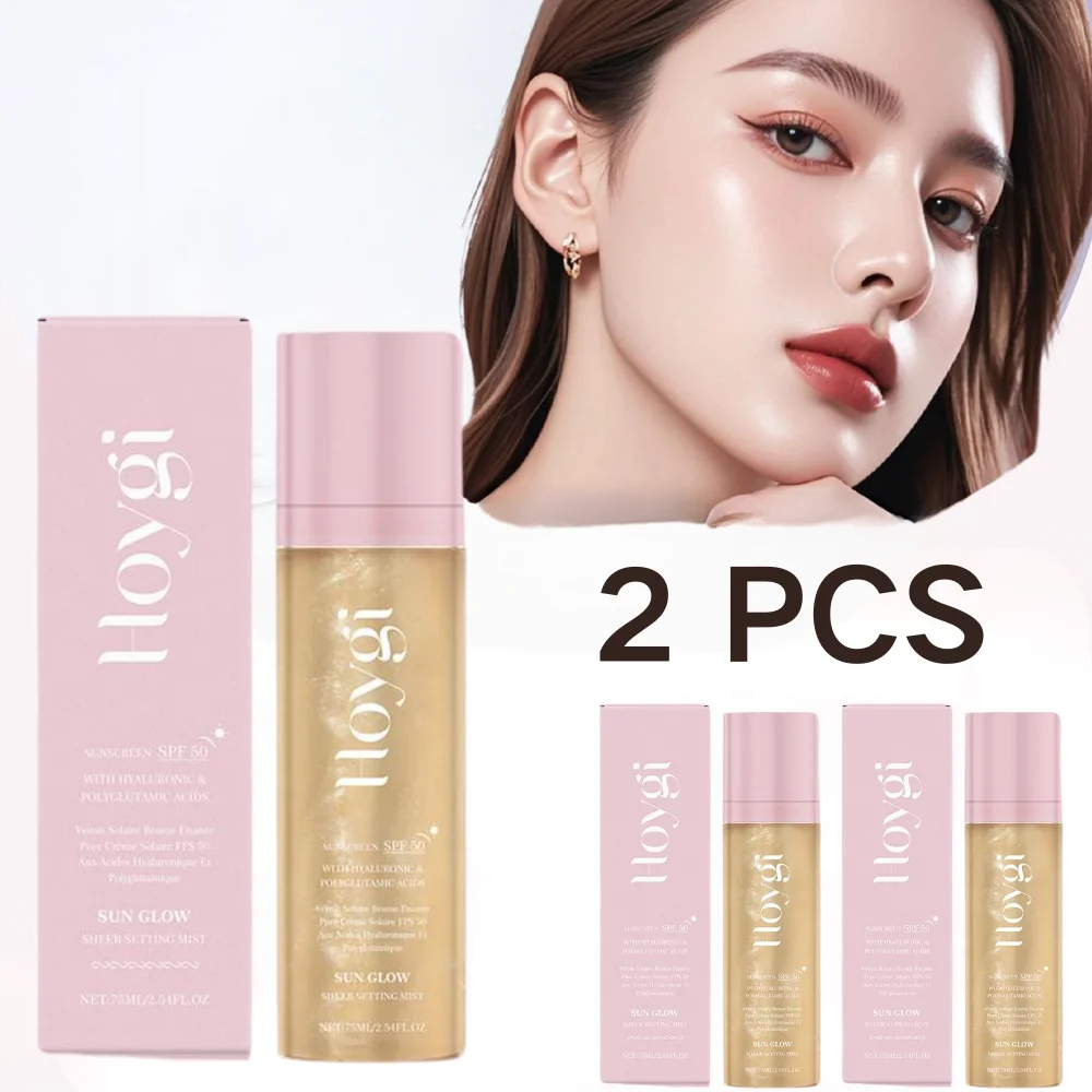 

HOYGI Moisturizing Protective Spray Spf 50+ Long Lasting Matte Natural Non-greasy Waterproof Refreshing Makeup Fixer Spray