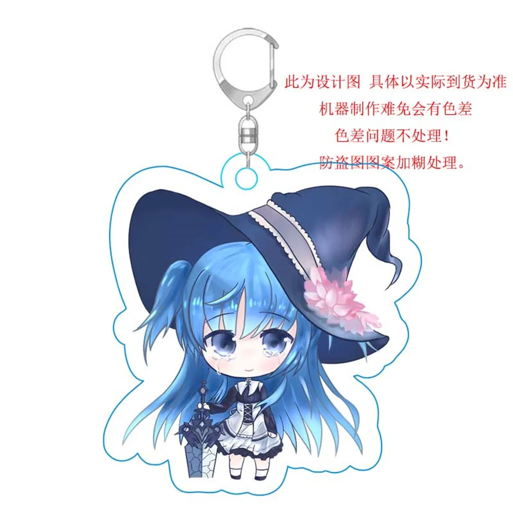 

6CM Anime What are you doing at the end of the world Acrylic Keychain Model Cosplay Charm Characters Ornament Accesorios Gifts