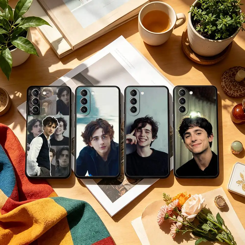 Timothee Chalamet  Phone Case For Samsung S26,S25,S24,S23,S22,S21,S30,Ultra,Plus,Fe,Lite,Note,10,Black Cover