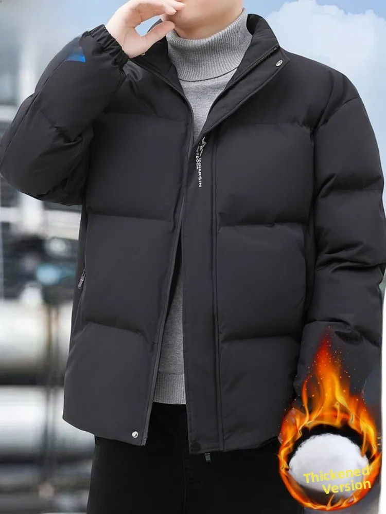 

Мужская зимняя хлопковая куртка Paul 2025 с воротником-стойкой, утепленная, повседневная, для молодежи, на молнии...