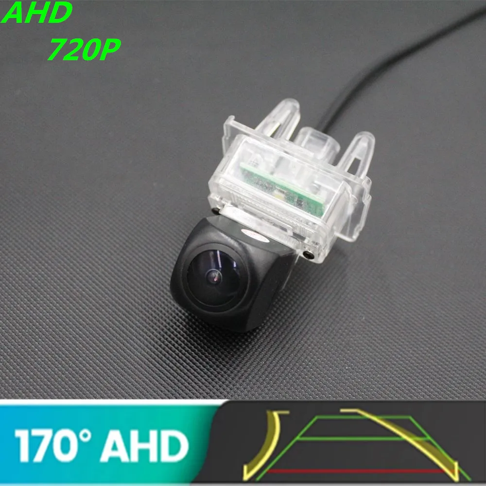 

AHD 720P Trajectory Fisheye Car Rear View Camera For Mercedes Benz GLK 250 300 350 2013 2014 2015 Reverse Vehicle Monitor