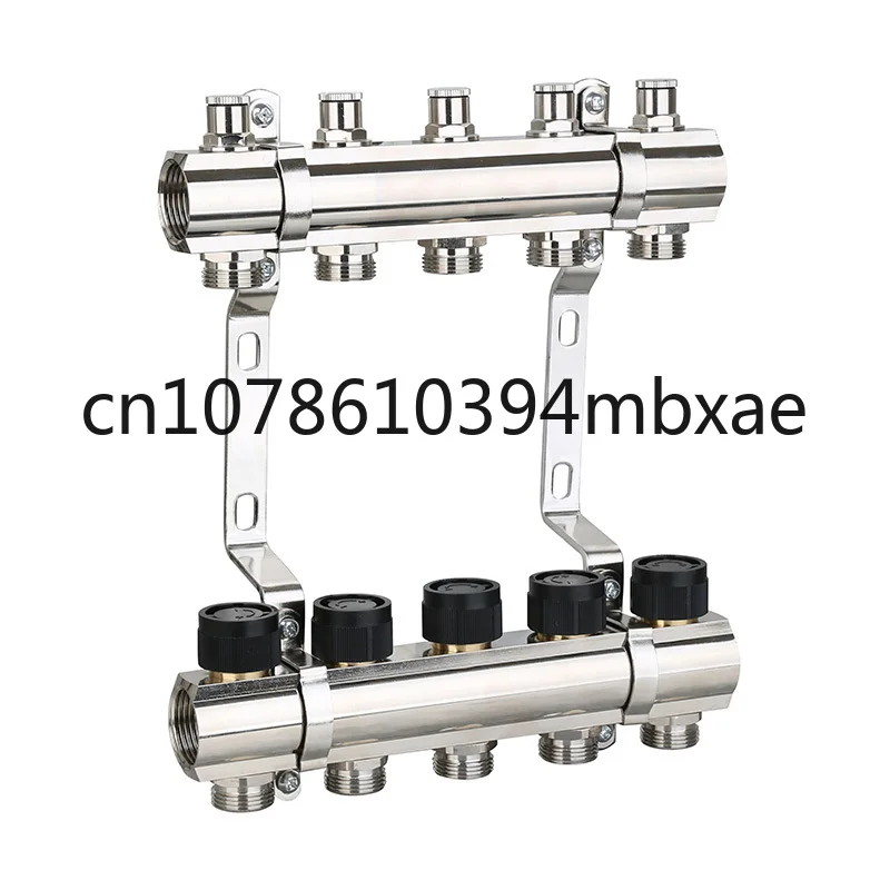 High Quality HVAC System Brass Water Floor Heating Manifold Stainless Steels Underfloor Heating Manifold